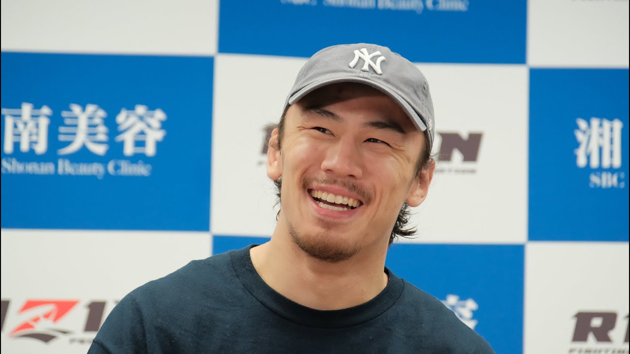 矢地祐介 試合後インタビュー 湘南美容クリニック presents RIZIN.39 background