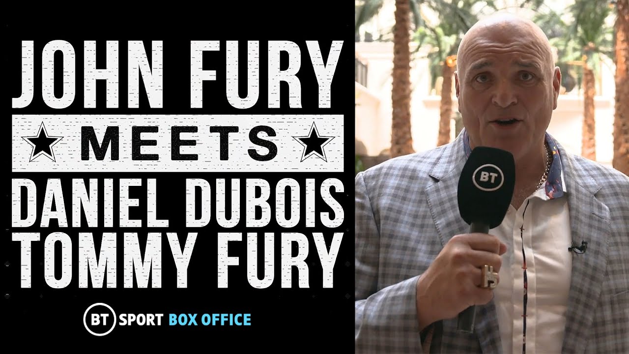 "We weren't popular on parent's evening!" John Fury meets Daniel Dubois and Tommy Fury!