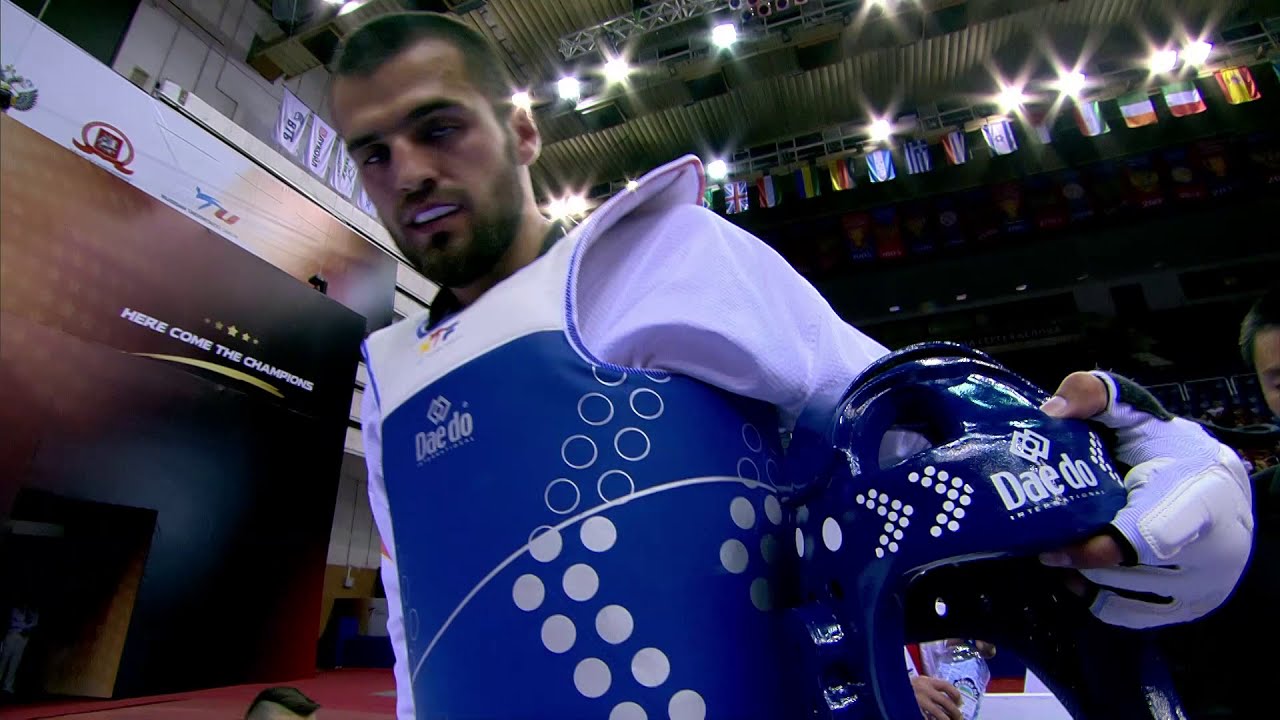2017 Moscow WT GP M+80kg Semi final Y KIRICHENKO RUS VS K IN KOR background