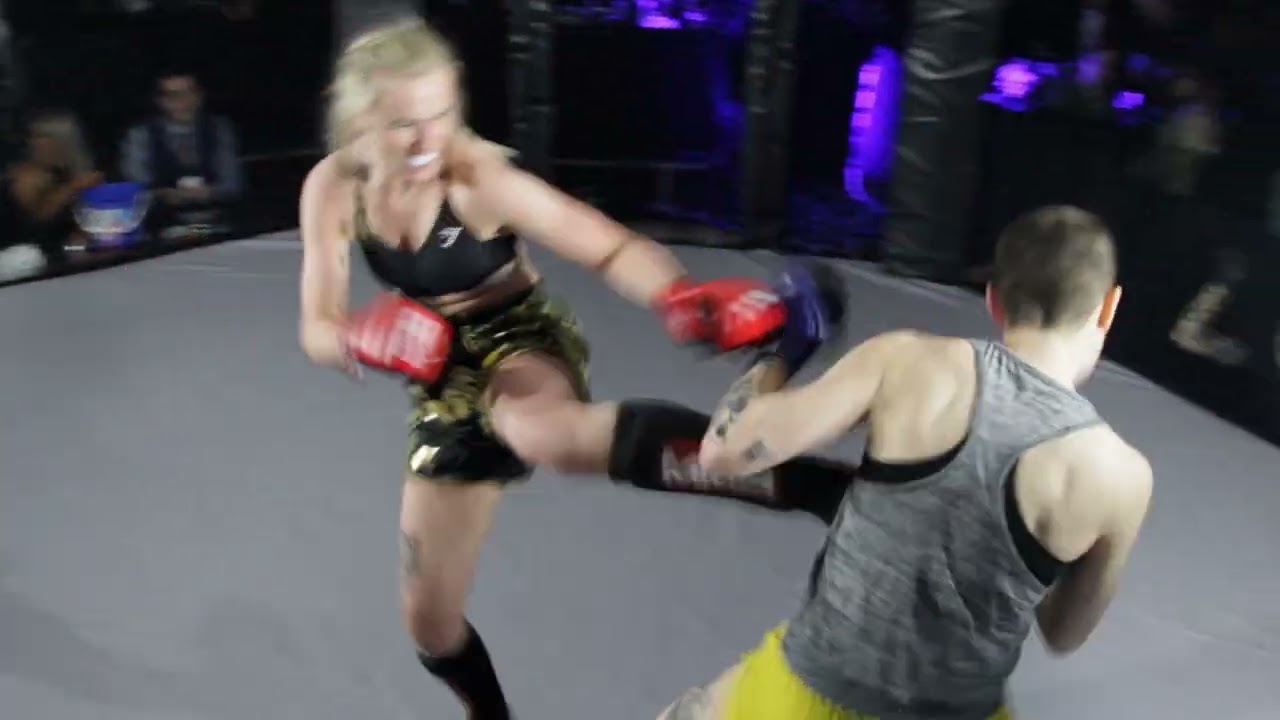 ULTRA MMA GLASGOW 240323 FIGHT 15 IONA MASTERSON VS LAURA MACDOUGALL background