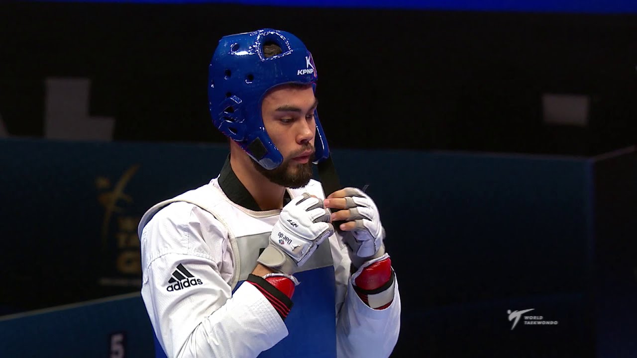 Fujairah 2018 WT GP Final SF M+80kg Smaiyl DUISEBAY KAZ Kyo-don IN KOR