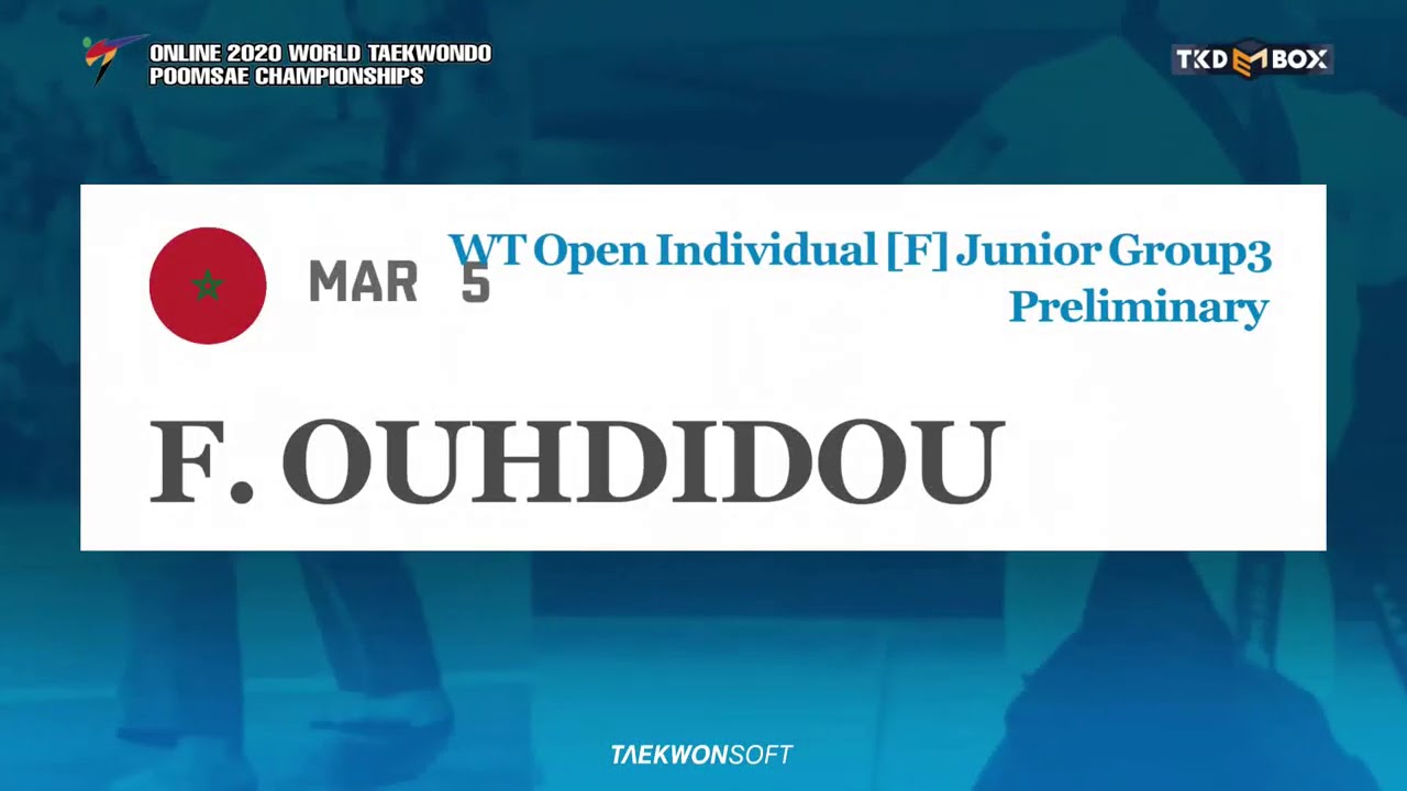 Individual F Junior Preliminary Group3
