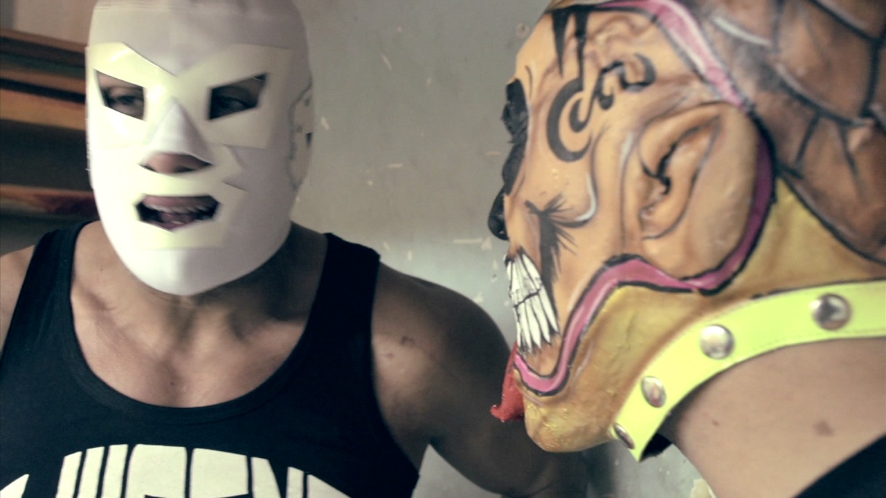 Wagner y Psycho antes de salir al ring de Pachuca - AAA Worldwide - Junio 2017