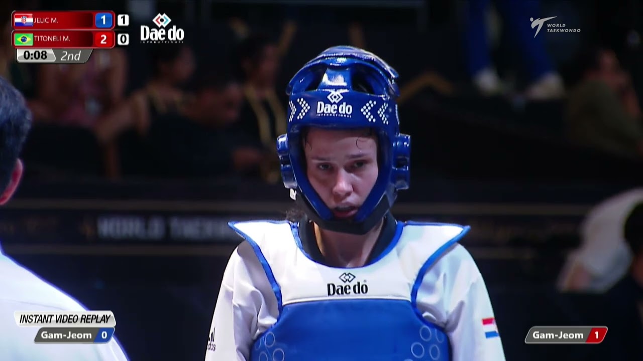 521 W-67kg QF JELIC Matea CRO 🔵 vs 🔴 TITONELI Milena BRA I Guadalajara 2022 WT Championships