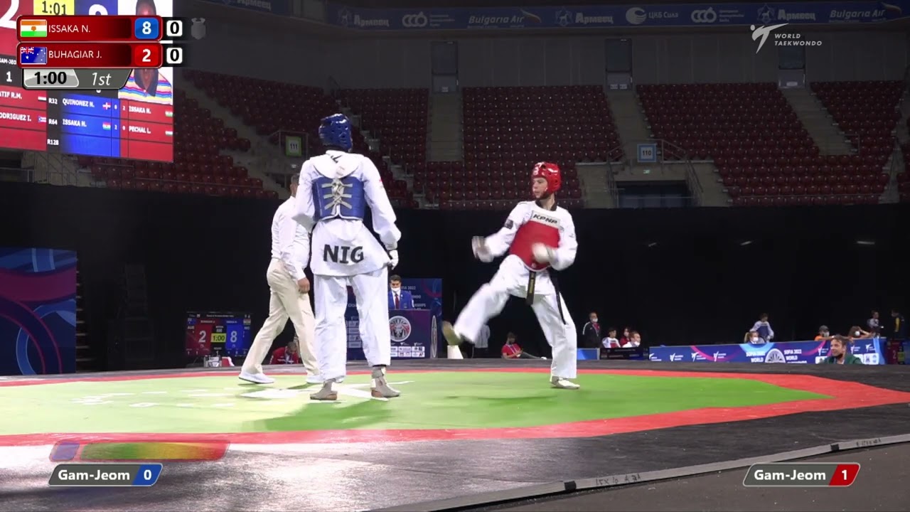 320 R16 Men 55kg NIG ISSAKA N AUS BUHAGIAR J