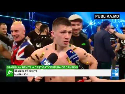 Şi a îndeplinit VISUL Stanislav Reniţă a cucerit centura de campion mondial PUBLIKA MD background