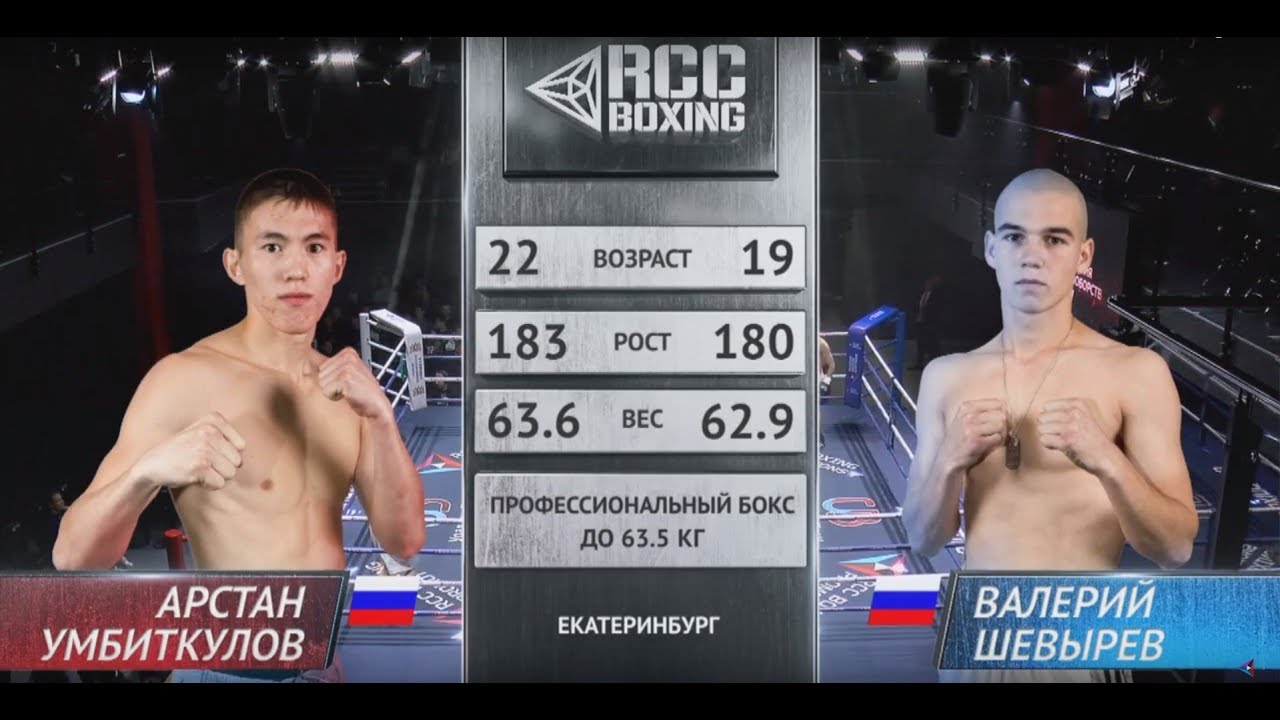 Арстан Умбиктулов vs. Валерий Шеверев | Турнир по боксу RCC Boxing Promotions background