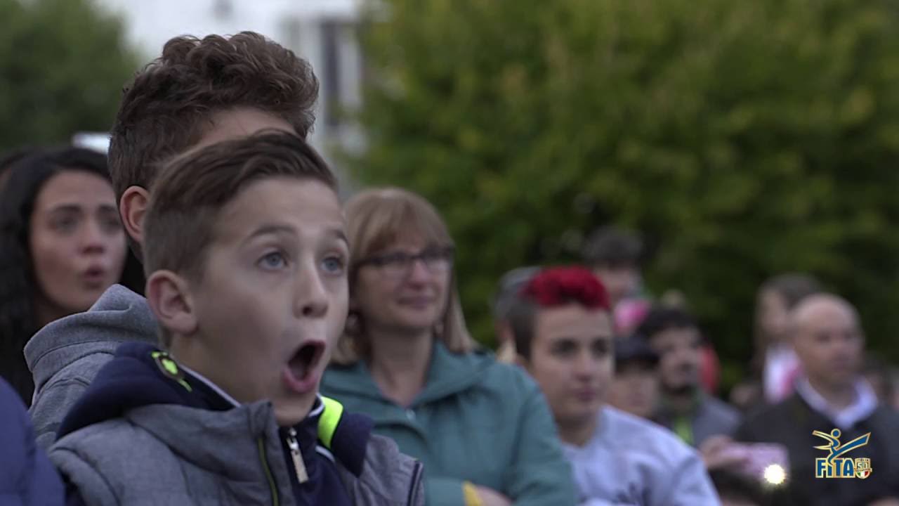 WTF Demonstration Team's Taekwondo Tour in Italy background