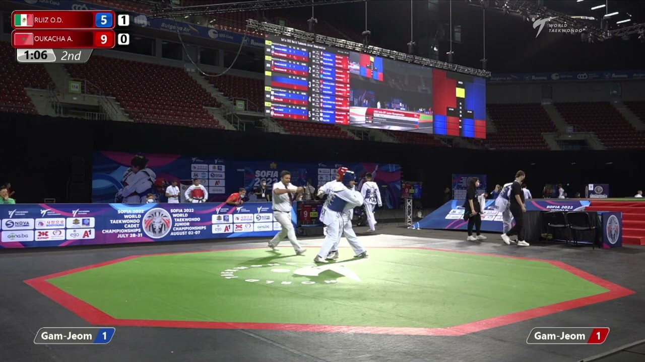205 R32 Men +78kg MEX RUIZ O D MAR OUKACHA A