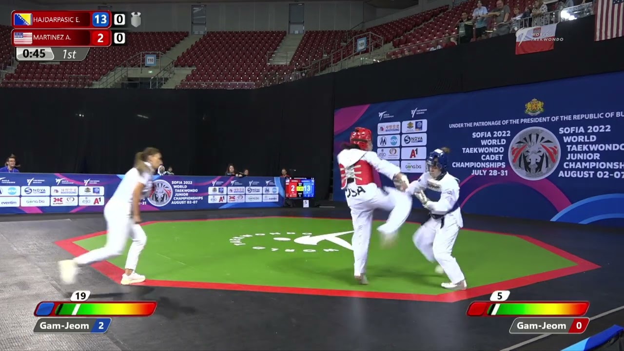 511 R32 Girls +59kg BIH HAJDARPASIC E USA MARTINEZ A