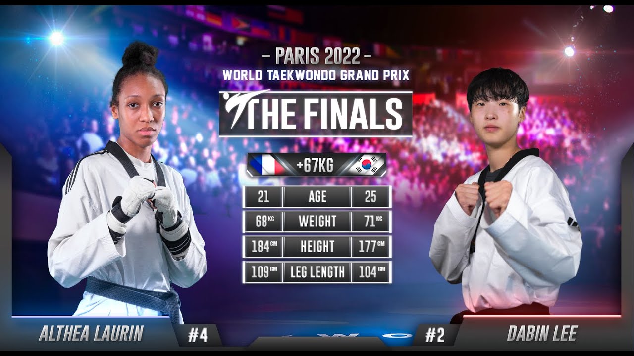 222 F W+67kg FRA LAURIN Althea KOR LEE Dabin | Paris 2022 World Taekwondo Grand-Prix (Levallois)