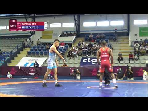 Round 1 FS - 61 kg: J. RAMIREZ BELT (DOM) v. E. PEREZ CASTEL (GUA)