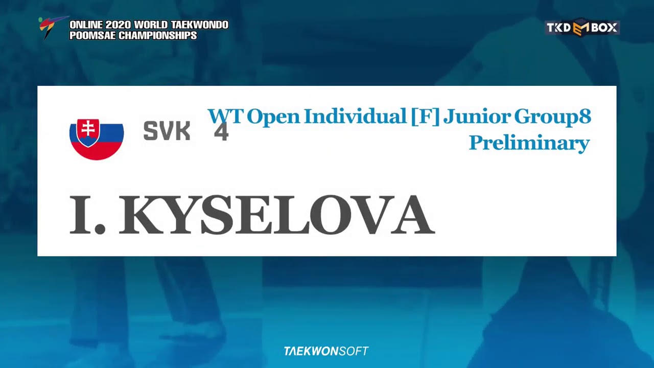 Individual F Junior Preliminary Group8 background