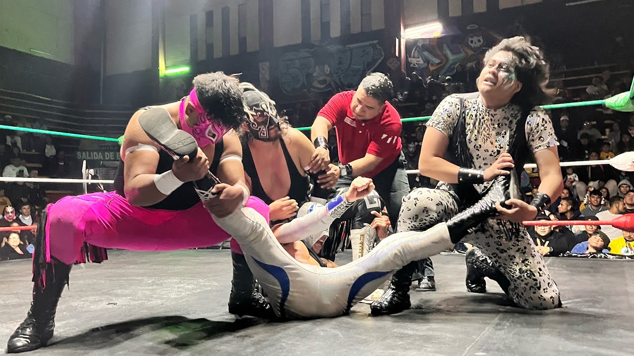 Alan Rockedy, Rey Chispitay Príncipe Tezka Vs Rey Caballero, Estrella del Ring y Príncipe Aslan