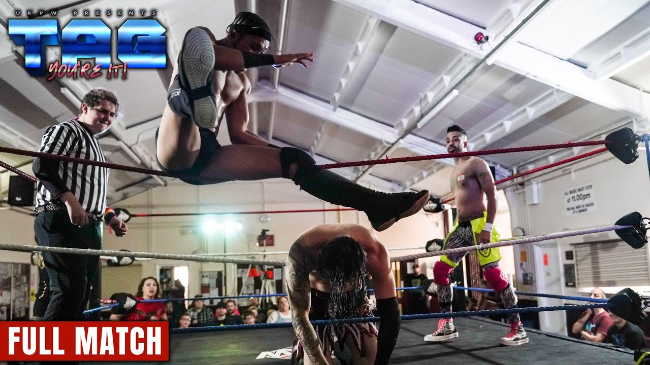 UKPW: FULL MATCH - Meme Team vs Two Man Day Trip (TAG TEAM TOURNAMENT SEMI FINAL) background