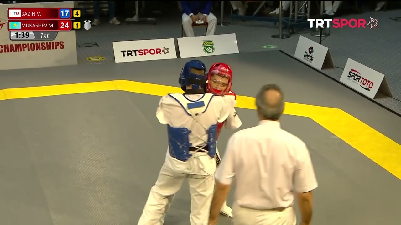 Final K44 M 80kg BAZIN Valerii RTU MUKASHEV Malik KAZ background