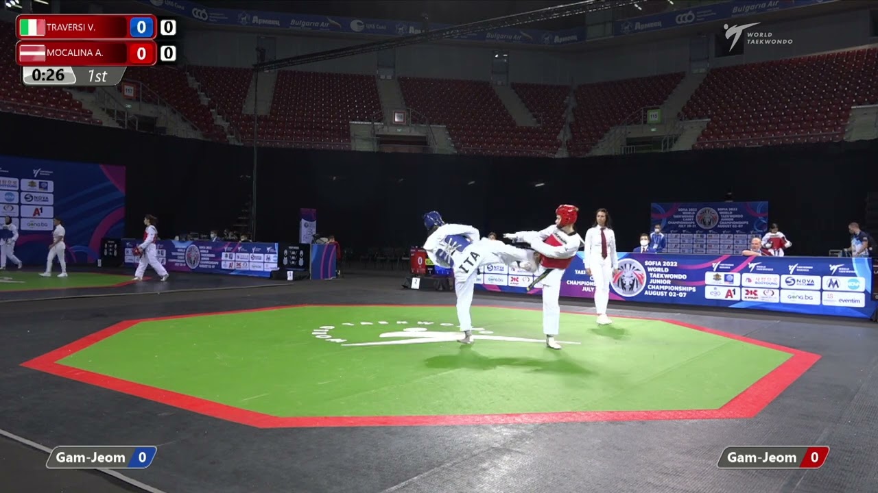 214 Round of 32 Women 63kg ITA TRAVERSI Valentina LAT MOCALINA Anastasija