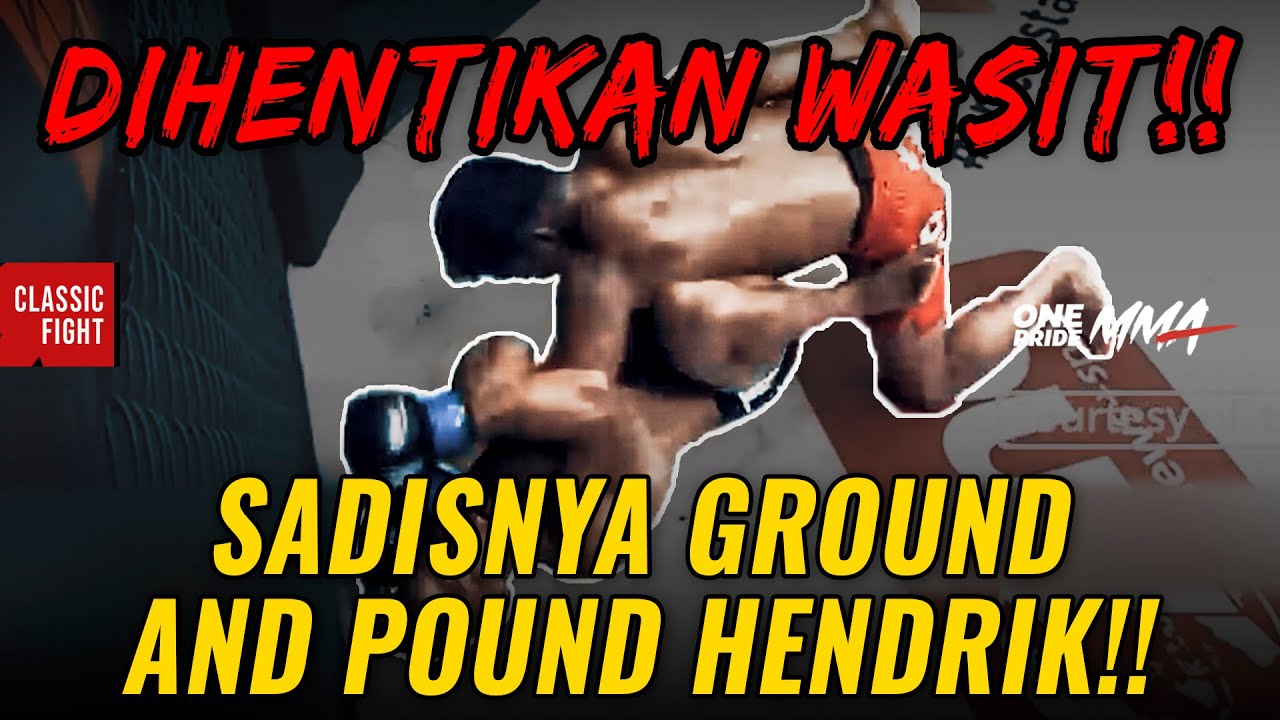 PASRAH!! JURUS MEMATIKAN HENDRIK TARIGAN || LAWAN TAK BERDAYA!! | CLASSIC FIGHT ONE PRIDE MMA background
