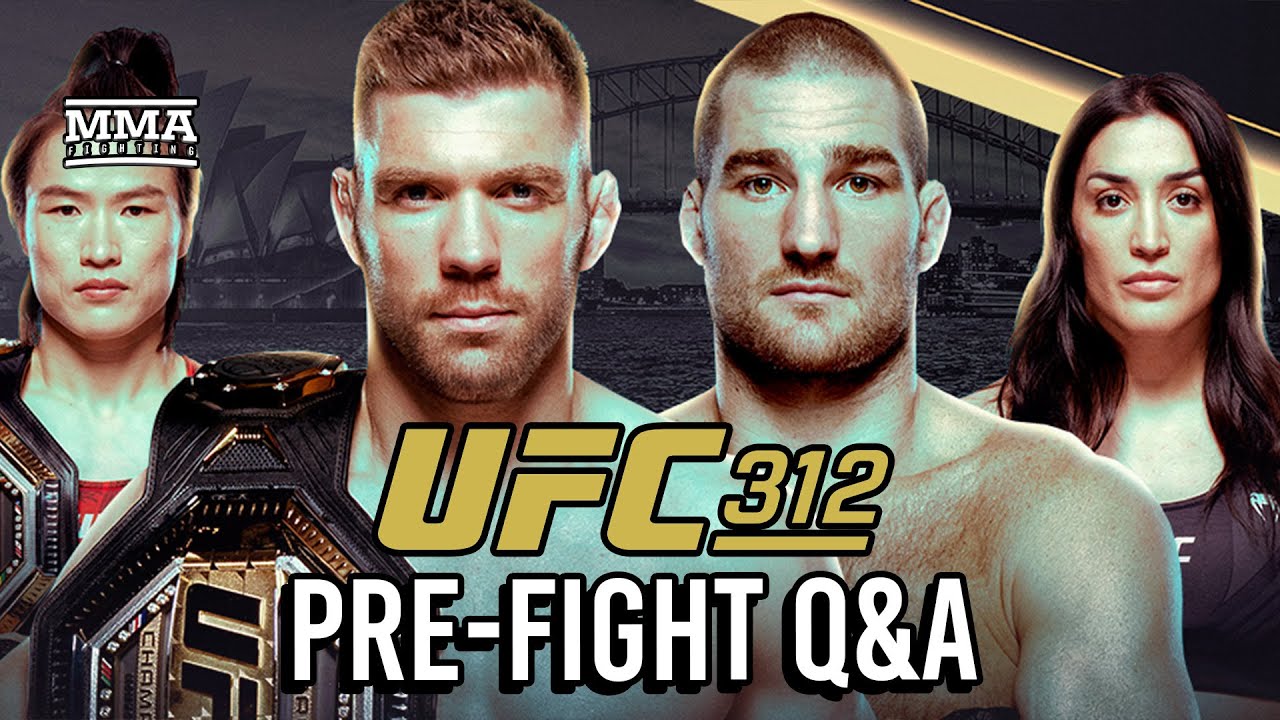 UFC 312: Du Plessis vs. Strickland 2 LIVE People's Pre-Fight Show | Zhang vs. Suarez | MMA Fighting background
