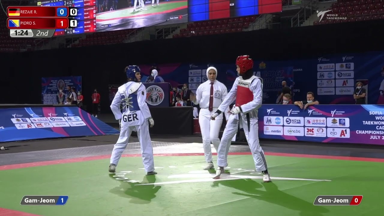 414 R32 Women 63kg GER REZAIE R BIH PIDRO S