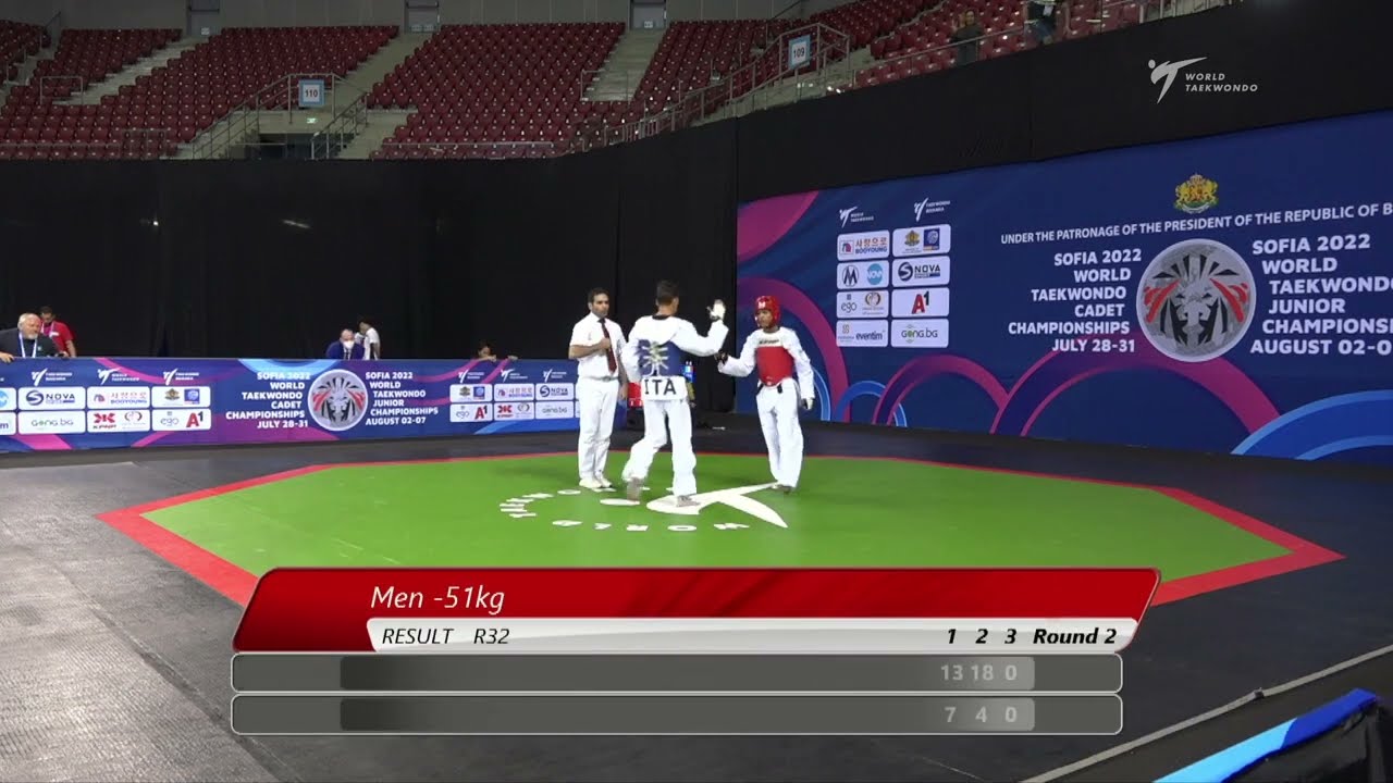 518 R32 Men 51kg ITA IURLARO L PUR GARCIA R E background
