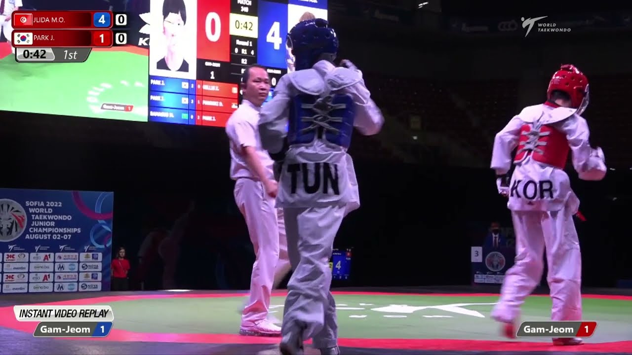 340 SF Boys 37kg TUN JLIDA M O KOR PARK J background