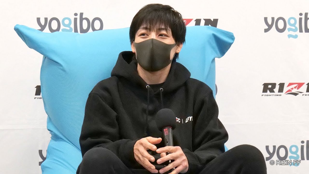 浜崎朱加 試合後インタビュー / Yogibo presents RIZIN.33 backdrop