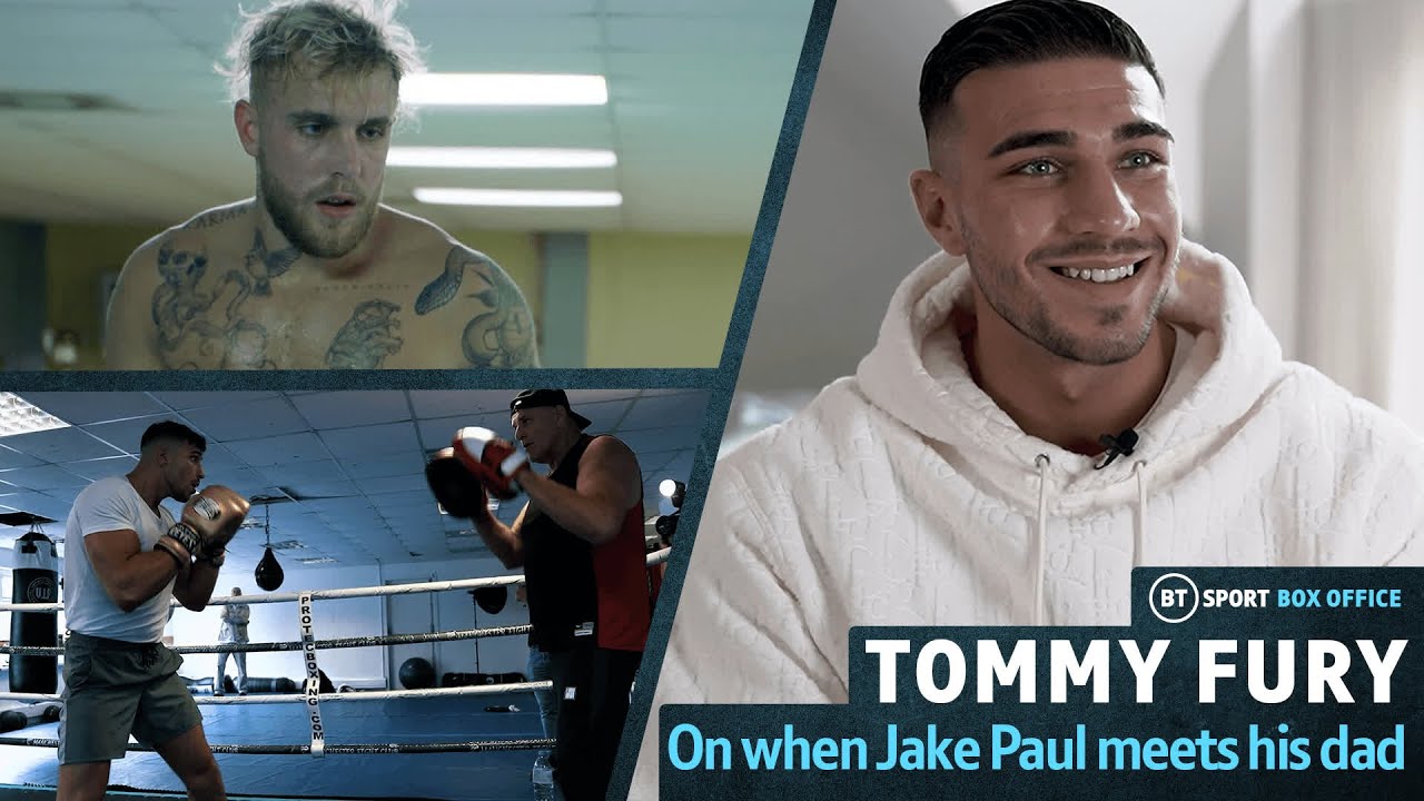 Tommy Fury On How John Fury Will React Face-To-Face With Jake Paul & His Love Island & Boxing Fans background