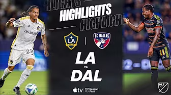 LA Galaxy vs. FC Dallas | Full Match Highlights | RED CARD DRAMA and LATE WINNER! background
