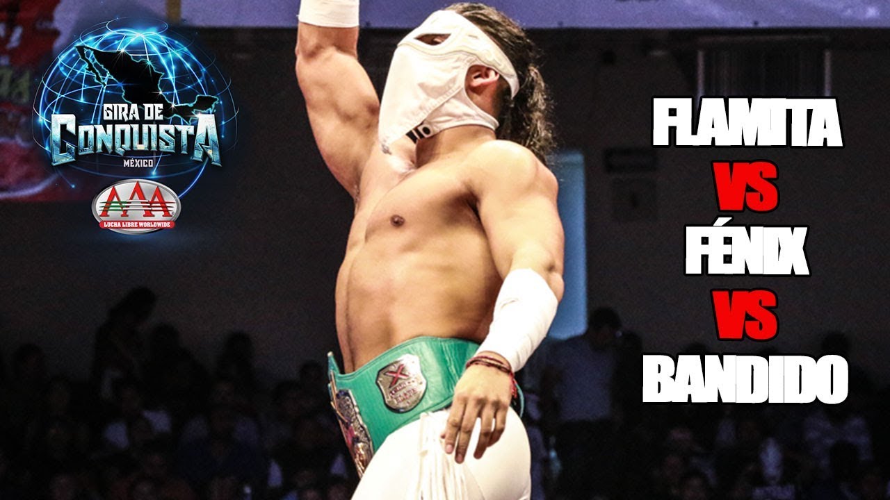 Fénix Vs Bandido Vs Flamita | Lucha Libre AAA Worldwide background