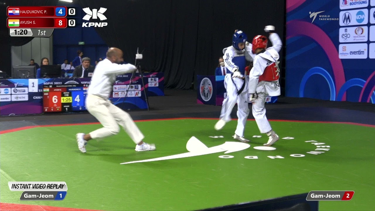 110 R32 Men 48kg CRO HAJDUKOVIC P IND AYUSH S background