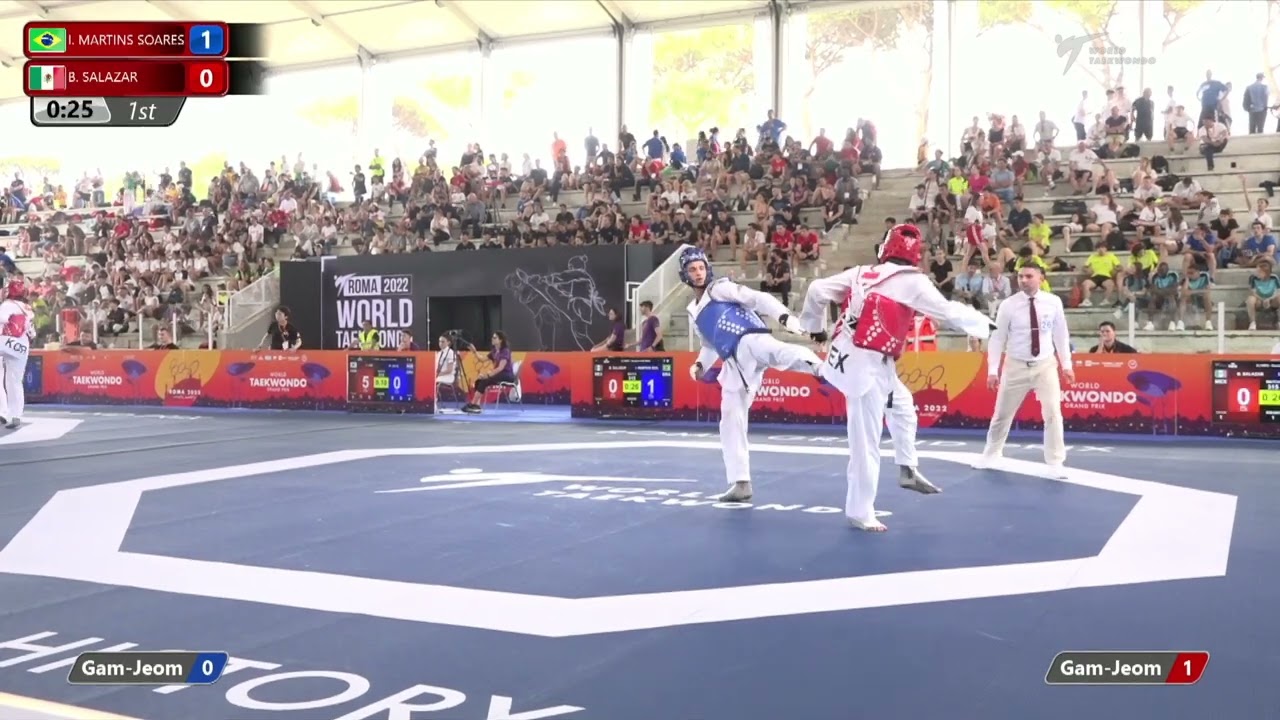 315 M+80kg R-16 MARTINS SOARES Icaro miguel BRA 🔵 vs 🔴 SALAZAR Bryan MEX I Rome 2022 WT GP