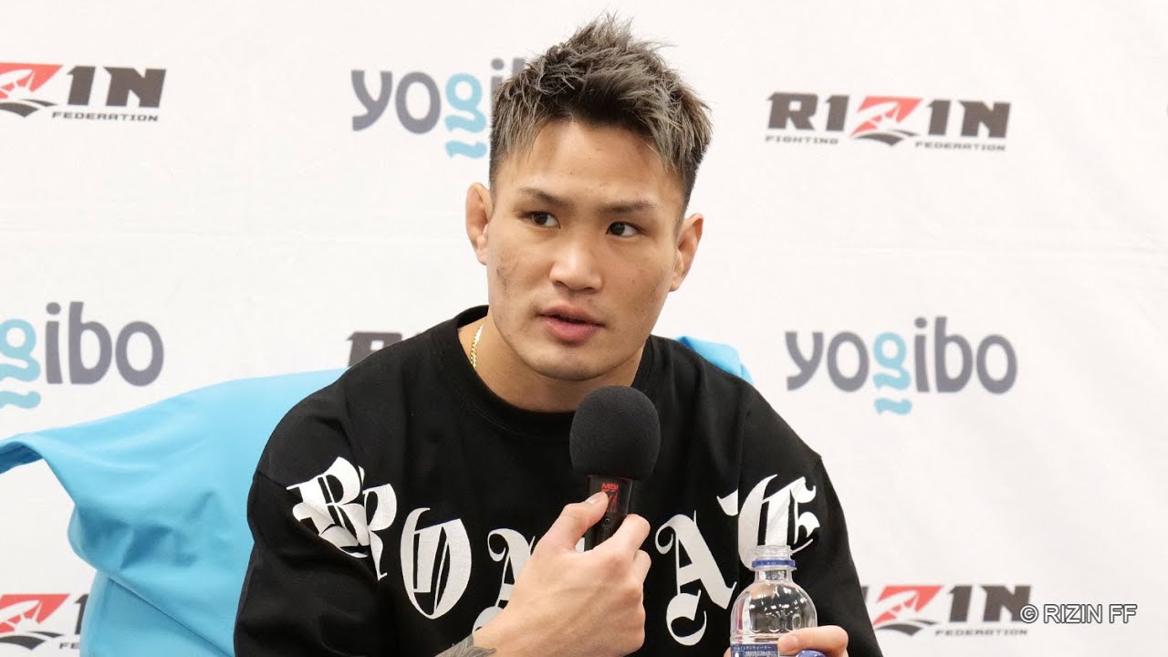 金太郎 試合後インタビュー / Yogibo presents RIZIN.33 background