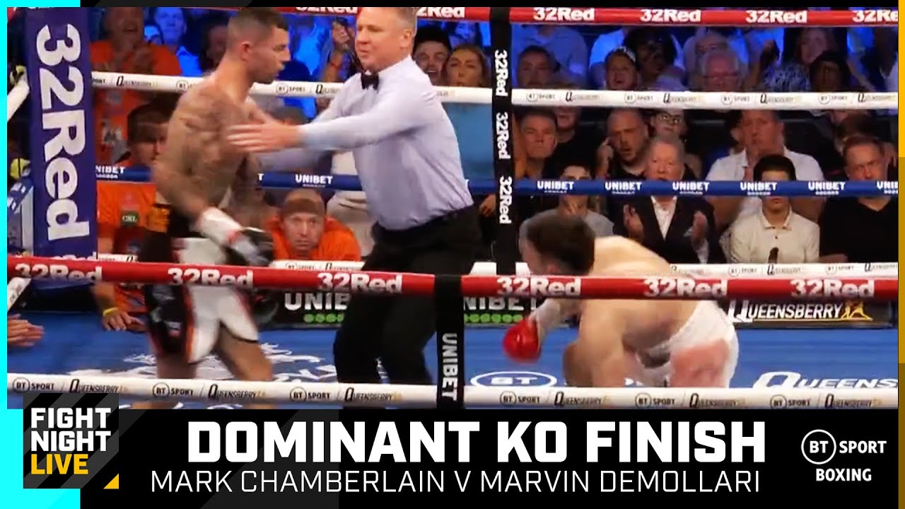 ONE AND DONE! Domination from Mark Chamberlain against Marvin Demollari | Boxing Fight Highlights