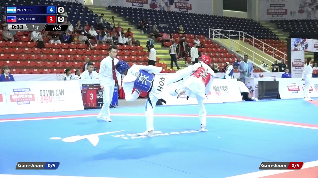 105 Round of 16 M 68kg HON VICENTE R HAI SAINTILBERT J
