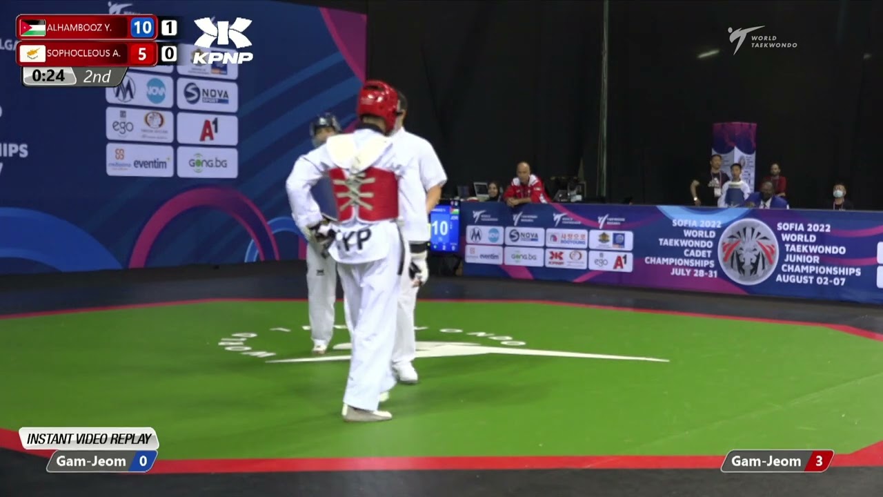 125 R16 Boys 61kg JOR ALHAMBOOZ Y CYP SOPHOCLEOUS A