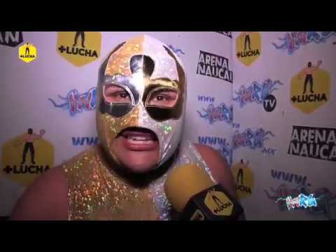Súper Brazo Jr. reprueba la actitud de Ovett, en IWRG background