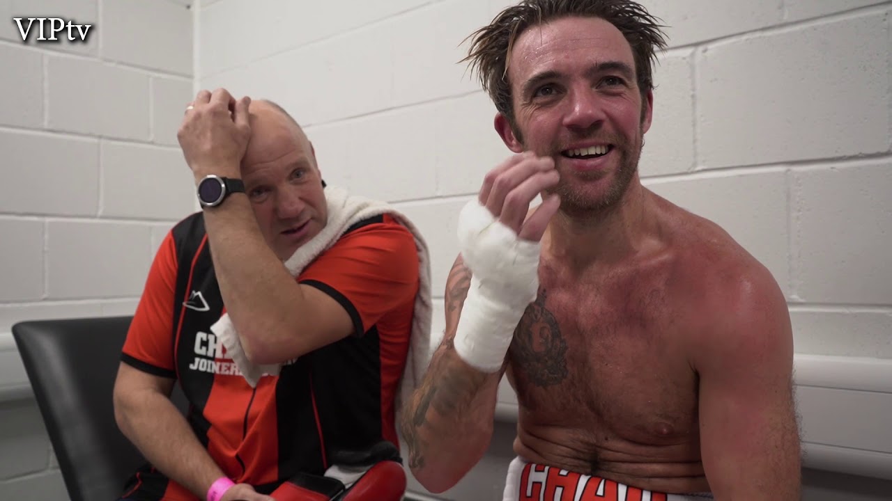 After Five fun years Carl Chadwick hangs up his gloves. background