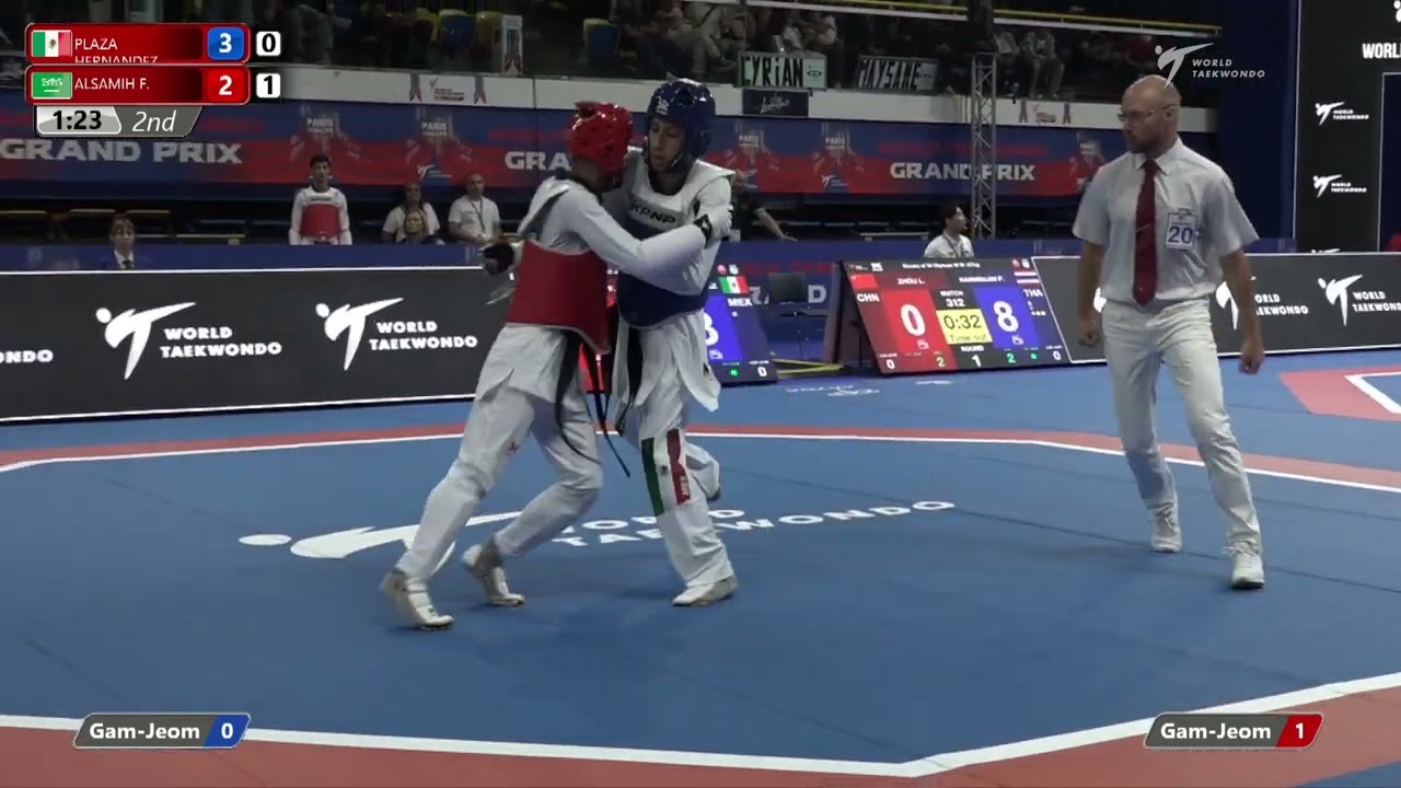 211 Round of 32 Men 58kg MEX PLAZA HERNANDEZ Brandon KSA ALSAMIH Fahad samih n