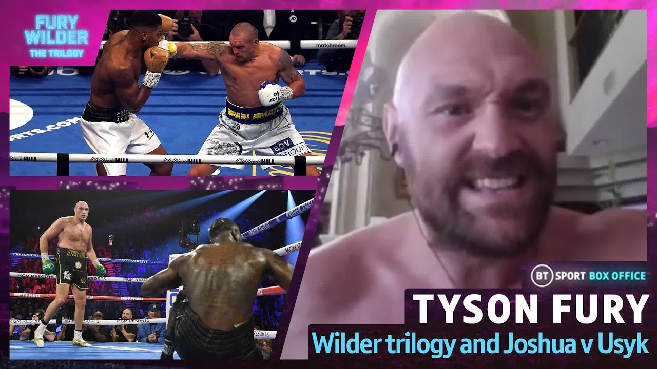 "Not A Man Born From His Mother Can Beat Me." | Tyson Fury Interview | Wounding AJ Defeat And Wilder background