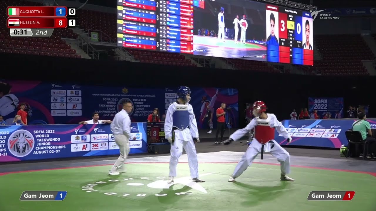 203 Boys ‐65kg ITA GUGLIOTTA Luca EGY HUSSEIN RAMADAN