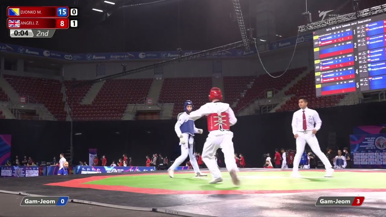 322 R16 Men 68kg BIH DJONKO M GBR ANGELL Z