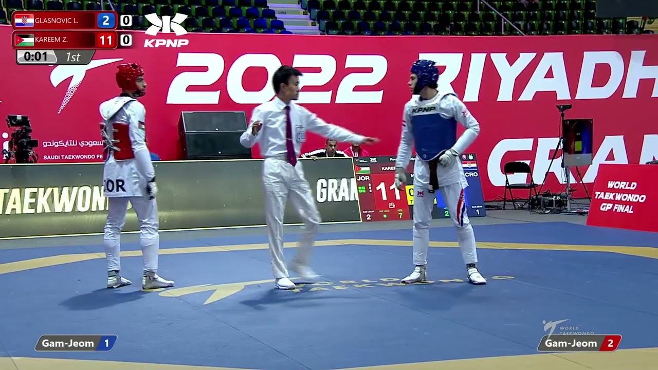 119 R16 Men 68kg CRO GLASNOVIC L JOR KAREEM Z