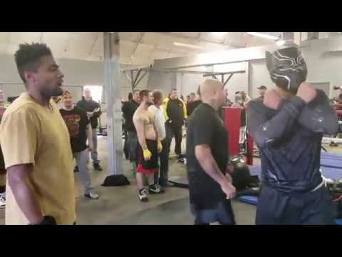 STREETBEEFS LAX VS J NUCLEAR (aka black panther)KICKBOXING background