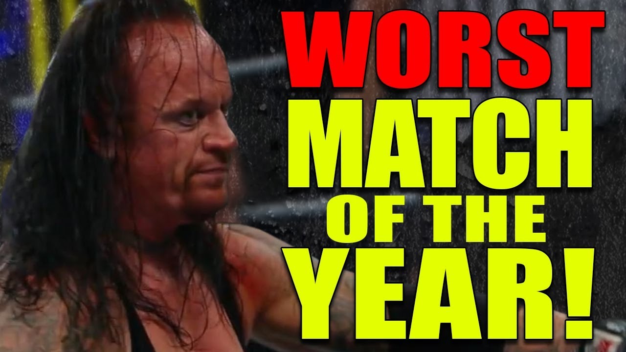 Goldberg vs The Undertaker Was The Worst Match of 2019 (Undertaker Angry at Goldberg) background