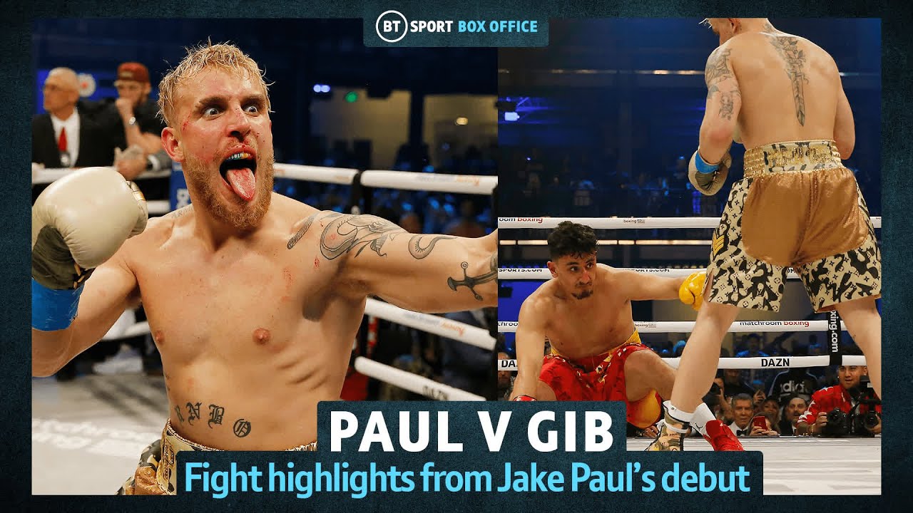 Jake Paul v AnEsonGib Highlights: First Round Stoppage For The Problem Child On His Debut background