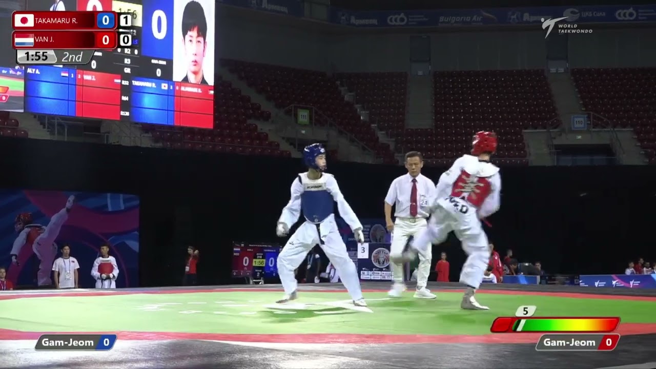 316 R16 Men 45kg JPN TAKAMARU R NED VAN J