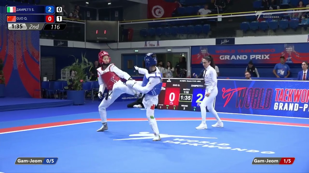 116 Round of 16 WOMEN W 49KG ITA ZAMPETTI S CHN GUO Q