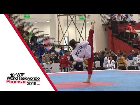 Cadet Individual Female Final | Huiyue ZHANG (CHN) vs Yu-ha KIM (KOR) background