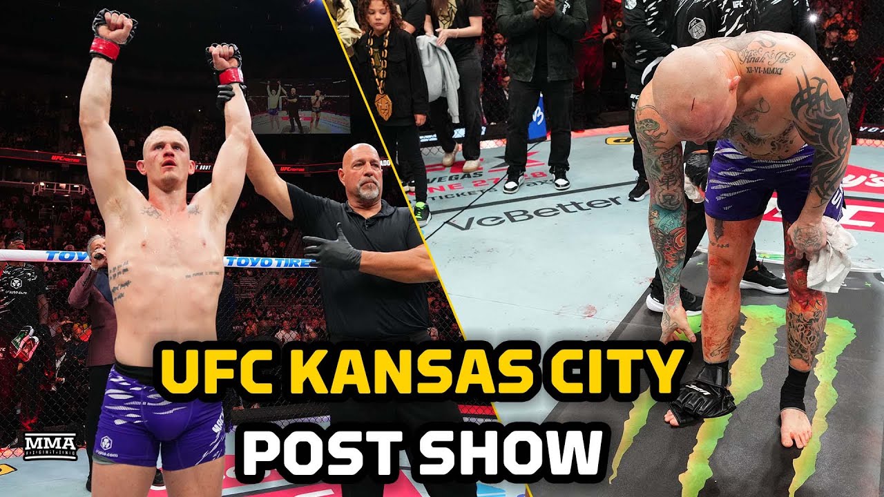 UFC Kansas City Results & Reaction | Garry vs. Prates, Smith Loses Retirement Fight | Post Show background
